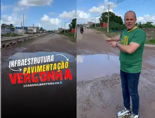 Cabo Gilberto Silva denuncia falta de manutenção e ausência total de pavimentação asfáltica em vários trechos da PB-057 entre Mamanguape e Itapororoca