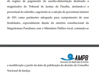 Mais Regalias: juízes requerem ao Tribunal de Justiça da Paraíba ampliação no valor mensal do auxilio alimentação