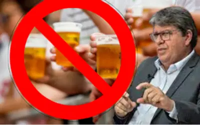 Governador João Azevêdo frustra dirigentes, torcedores e veta Projeto que liberava consumo de bebidas alcoólicas em estádios de futebol na Paraíba