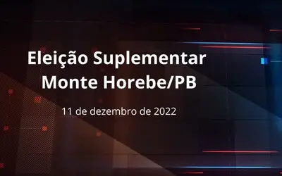 Tribunal Regional Eleitoral da Paraíba confirma eleição suplementar em Monte Horebe para o dia 11 de Dezembro 