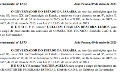 Jullian Lemos é nomeado para cargo no gabinete do governador com salário que pode ultrapassar os R$ 10.900,00