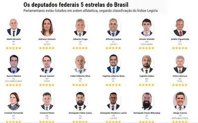 Índice Legisla Brasil: Cabo Gilberto Silva entre os melhores deputados federais do país