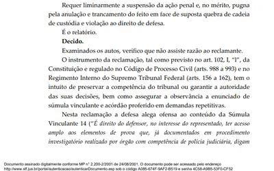 Ministro Gilmar Mendes rejeita recurso de Ricardo Coutinho para encerrar ação da Calvário