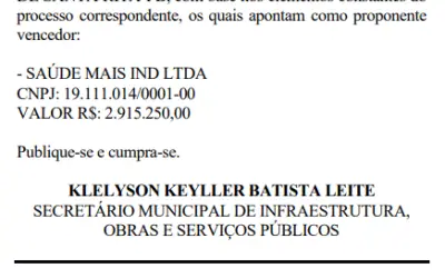 Prefeitura de Santa Rita: Prefeito Emerson Panta deve gastar R$ 2.915.250,00 com aquisição e aplicação de produtos inseticidas