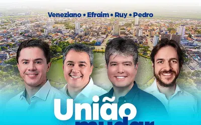 Prefeitura de JP: MDB, União Brasil, PSDB e PRD oficializam apoio à pré-candidatura de Ruy Carneiro
