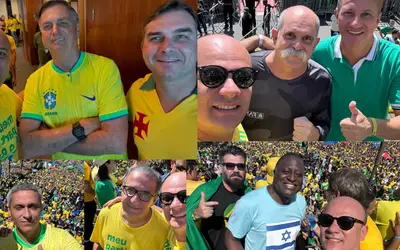 Deputado Cabo Gilberto Silva se une a Jair Bolsonaro em ato pela democracia e liberdade no Rio de Janeiro