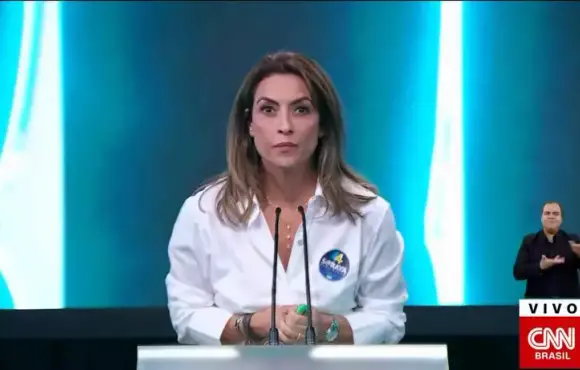 Soraya compara debate do SBT a entrevista de emprego e lamenta ausência de Lula: 'Não gosta de trabalhar'